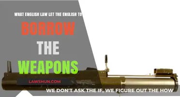 English Law Enabling Weapon Borrowing: Historical Context and Legal Framework