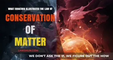 Understanding the Law of Conservation of Matter: Key Equation Explained