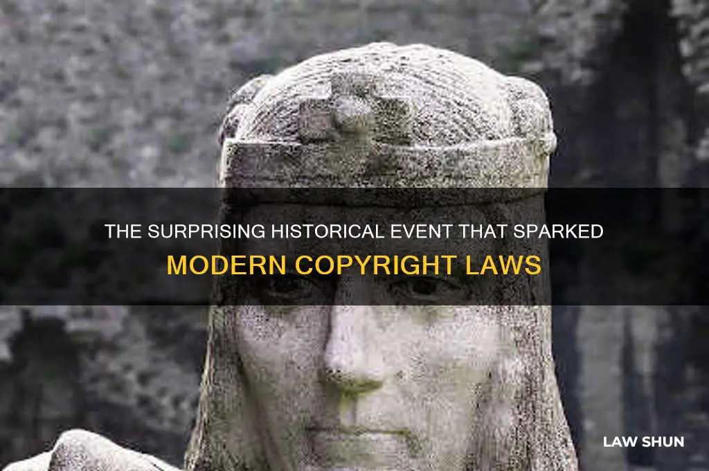 what event inspired copyright laws