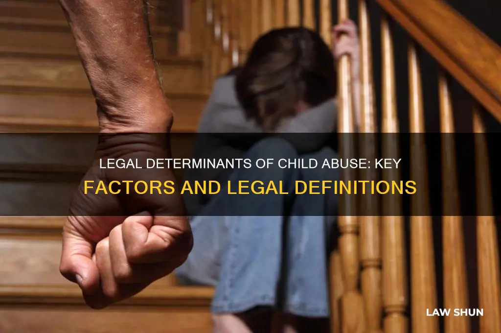 what factors determine child abuse by law