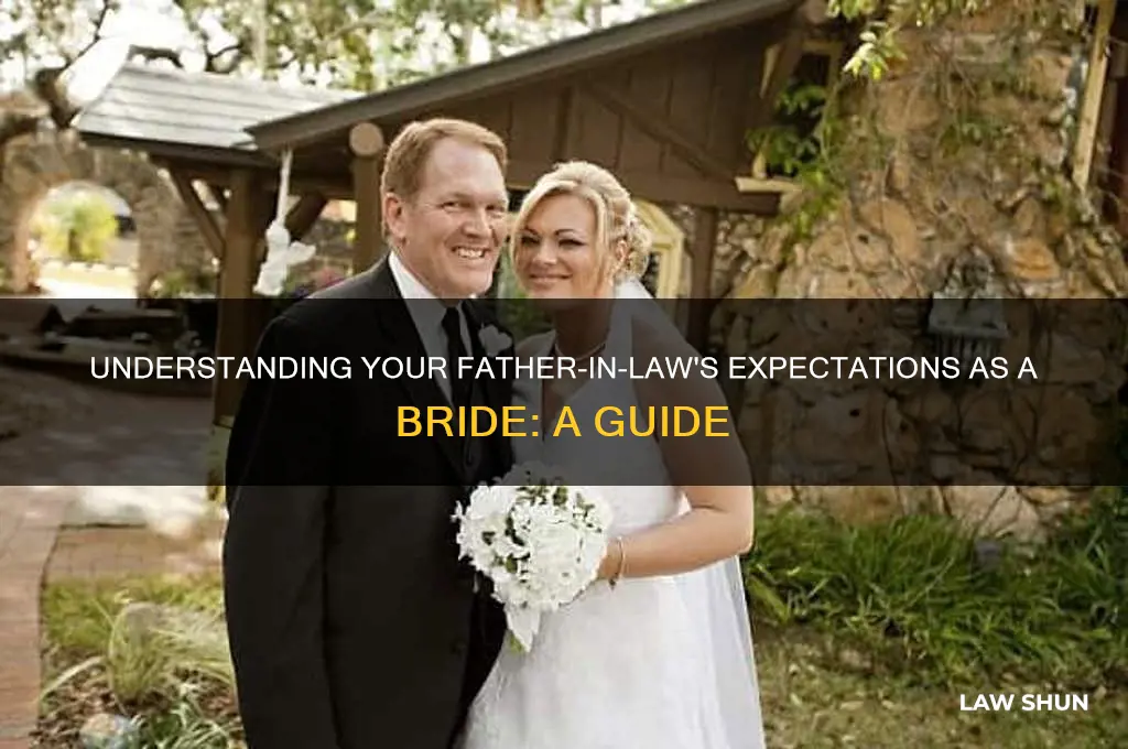 what father in law needs from the bride