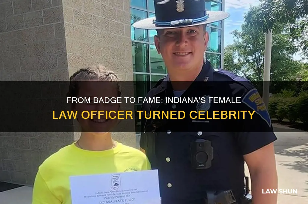 what female celebrity was a law officer in indiana