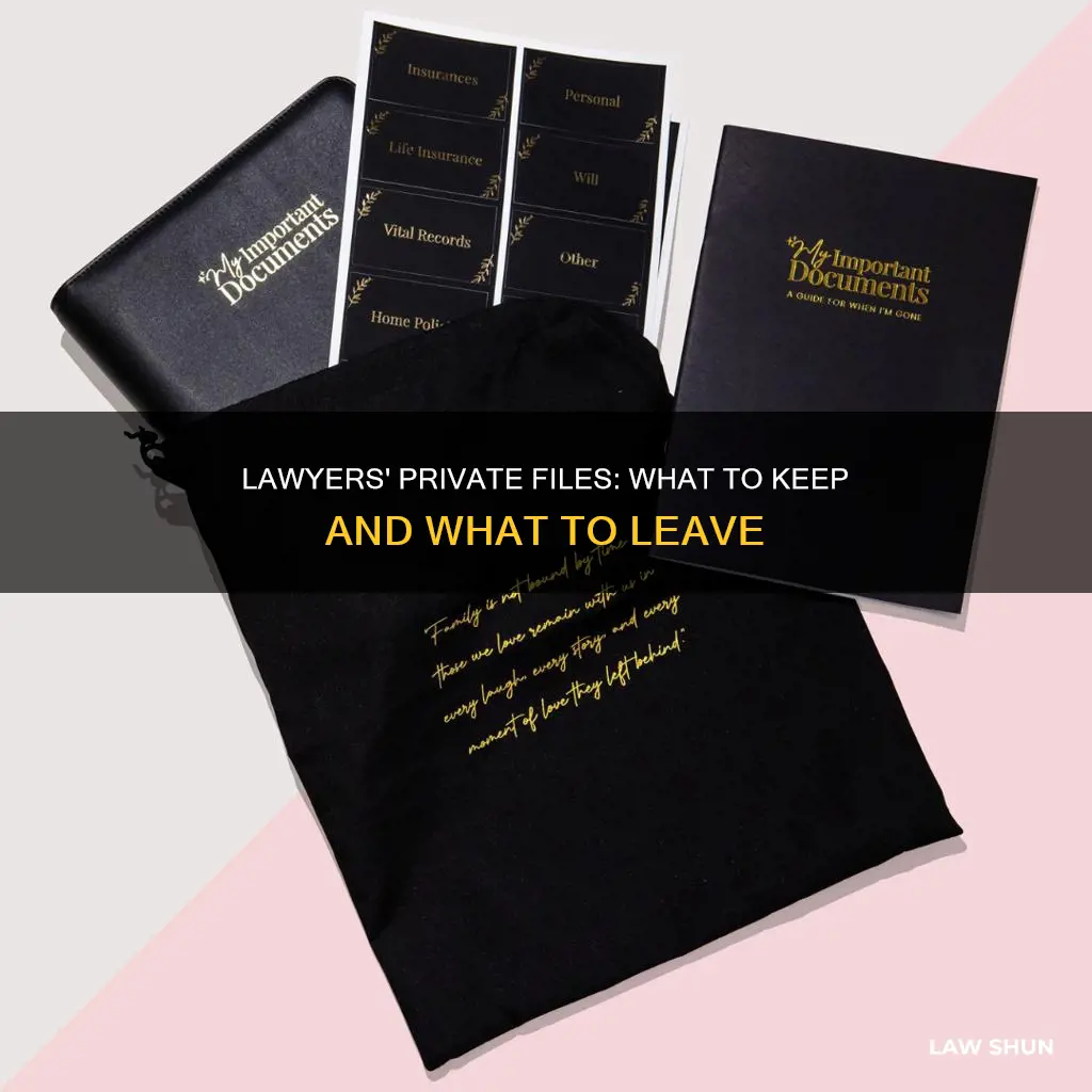 what files can associates keep when they leave law firm