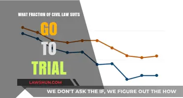 How Many Civil Lawsuits Actually Go to Trial?