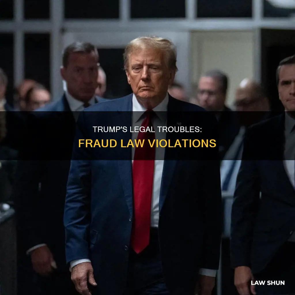 what fraud law did trump break