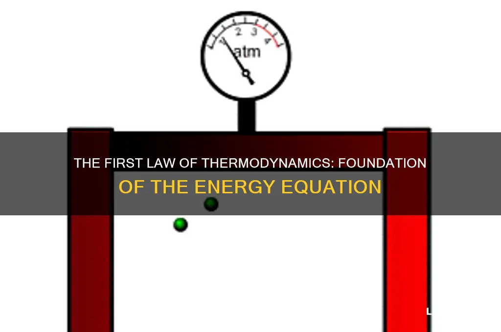 what fundamental law is the basis of the energy equation