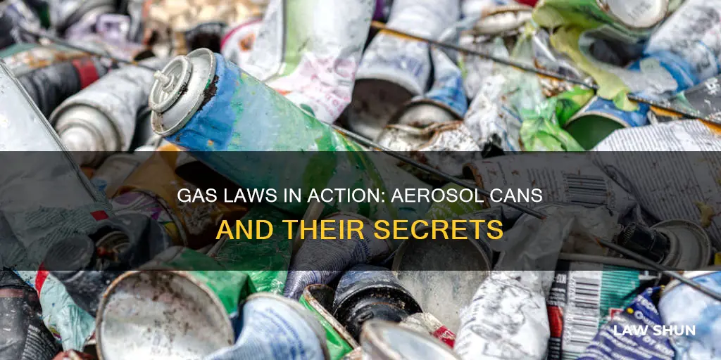 what gas law is applied in aerosol can