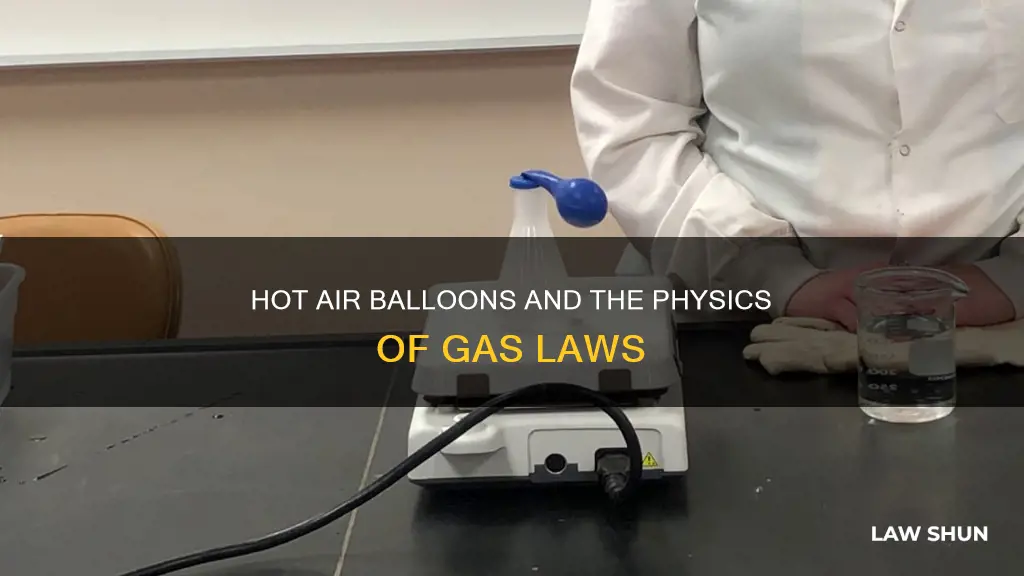 what gas laws apply to hot aire ball