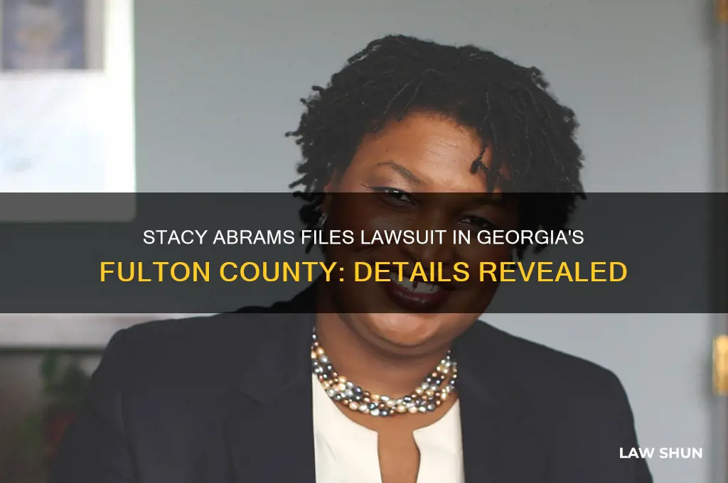 what georgia county did stacy abrams file law suit