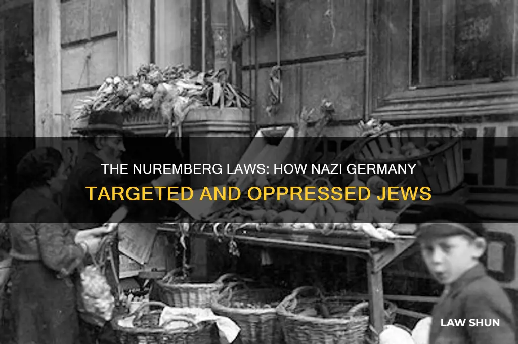 what german law hurt jewish people