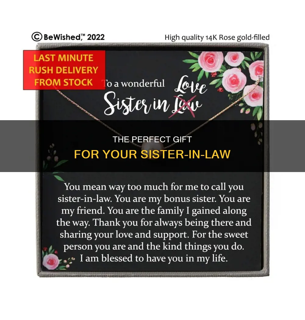 what gift can i buy for my sister in law