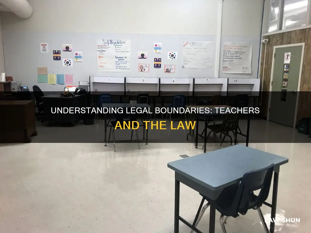 what government laws can teachers break