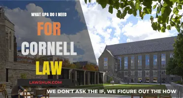 What GPA is Required for Admission to Cornell Law School?