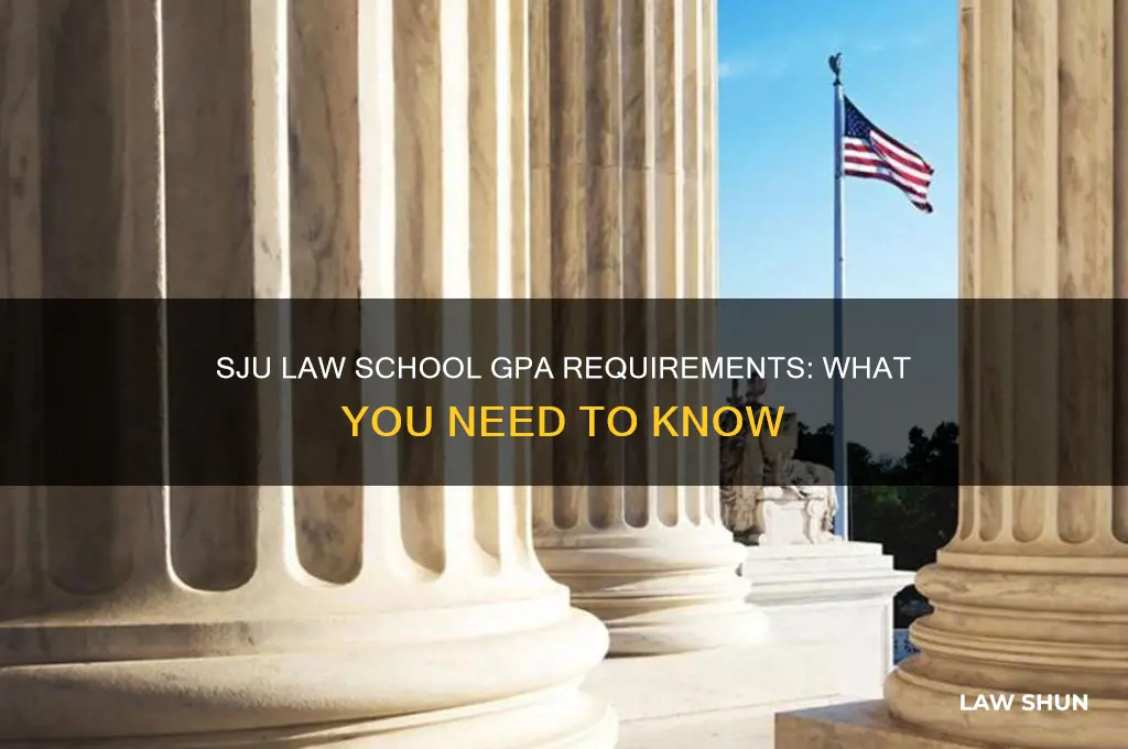 what gpa do i need for sju law