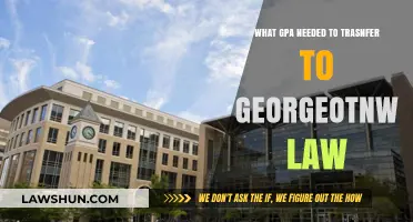 Transferring to Georgetown Law: Understanding the Required GPA for Admission