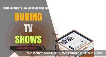 What Happened to Laws Banning Signal Boosting During TV Shows?