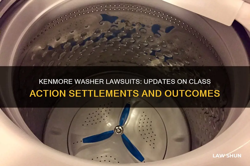 what happend to the law suit on kenmore wash machines
