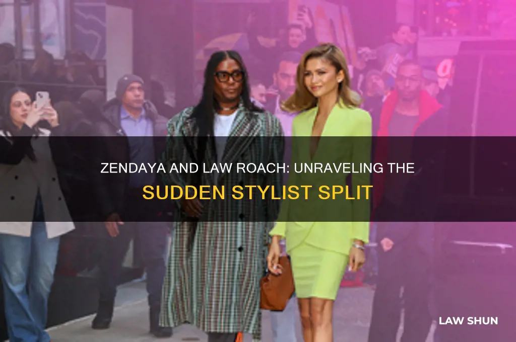 what happened between zendaya and law roach