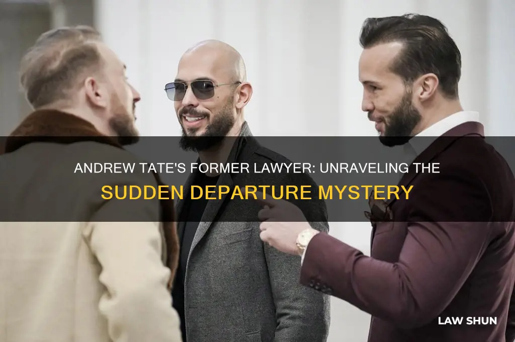 what happened to andrew tates previous lawer