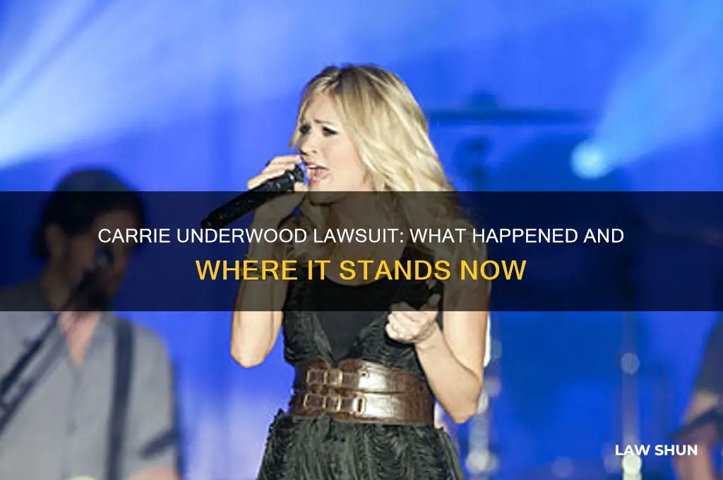 what happened to carrie underwood law suit