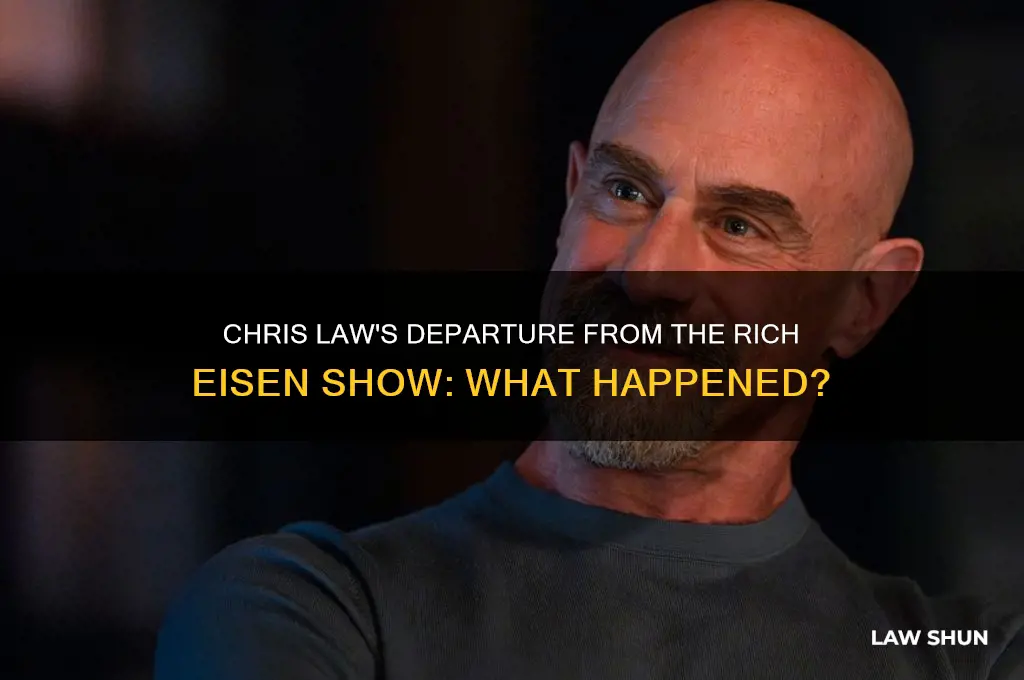 what happened to chris law from rich eisen show