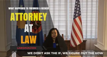 The Mysterious Disappearance of Fredrick A. Reeker, Attorney at Law