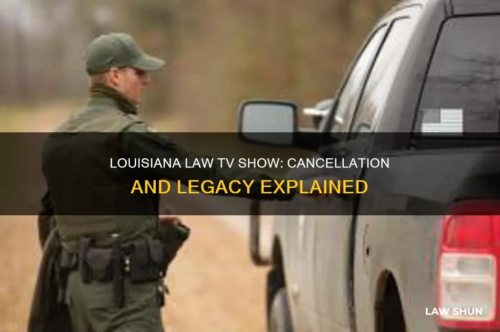 what happened to louisiana law tv show