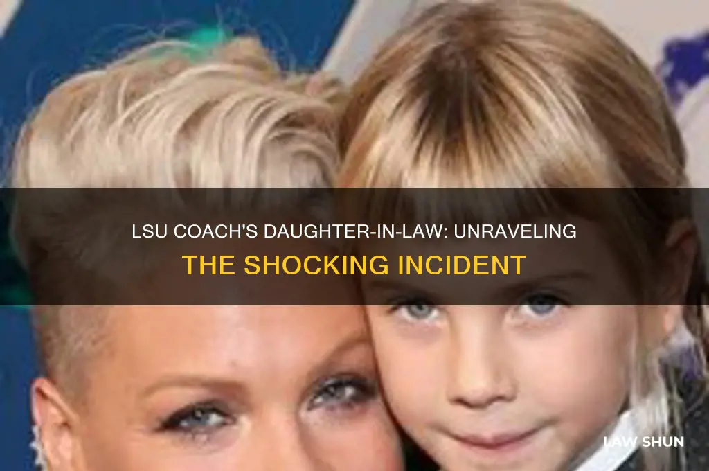 what happened to lsu coach daughter in law