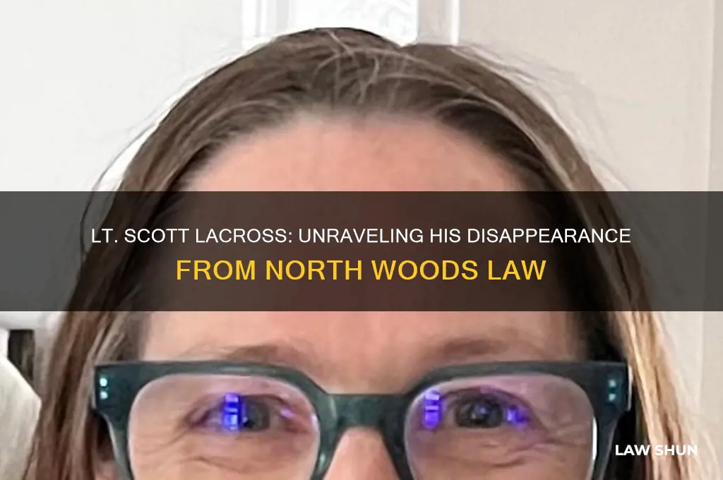 what happened to lt scott lacross from north woods law