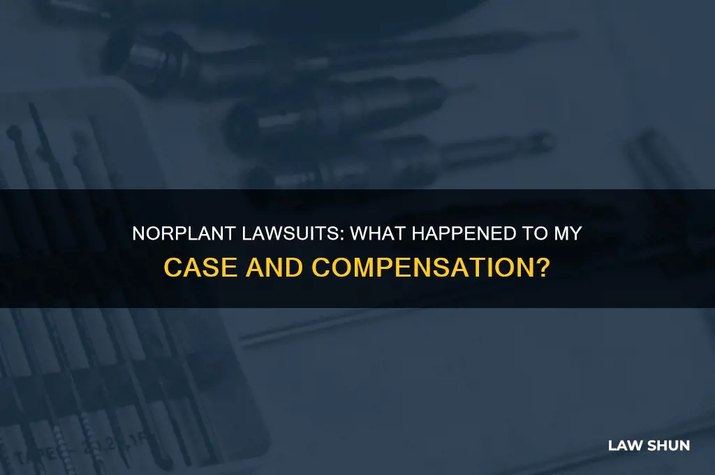 what happened to my norplant law suit