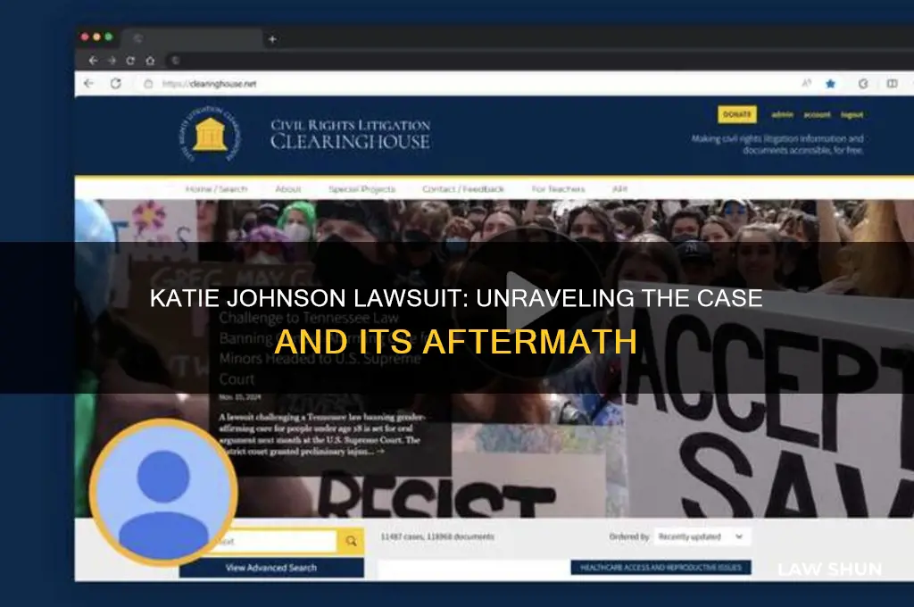 what happened to the katie johnson law suit