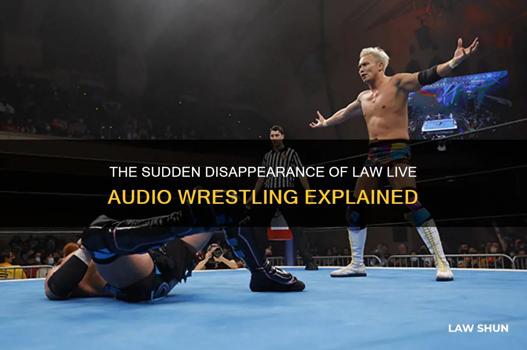 what happened to the law live audio wrestling