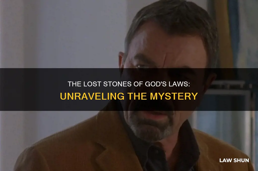 what happened to the stones of god laws