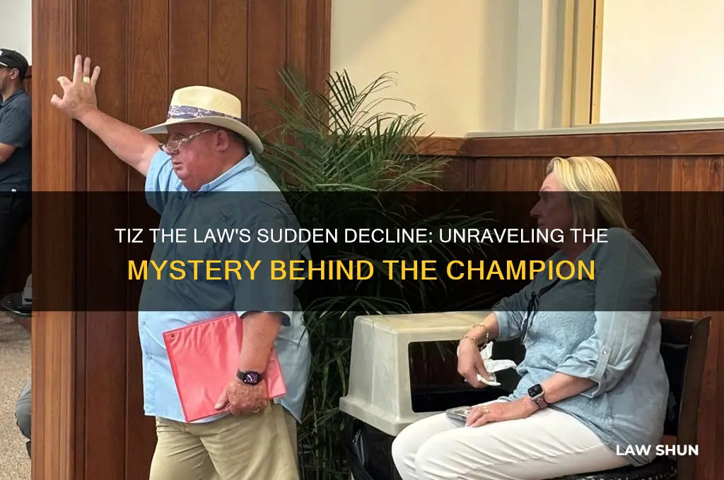 what happened to tiz the law