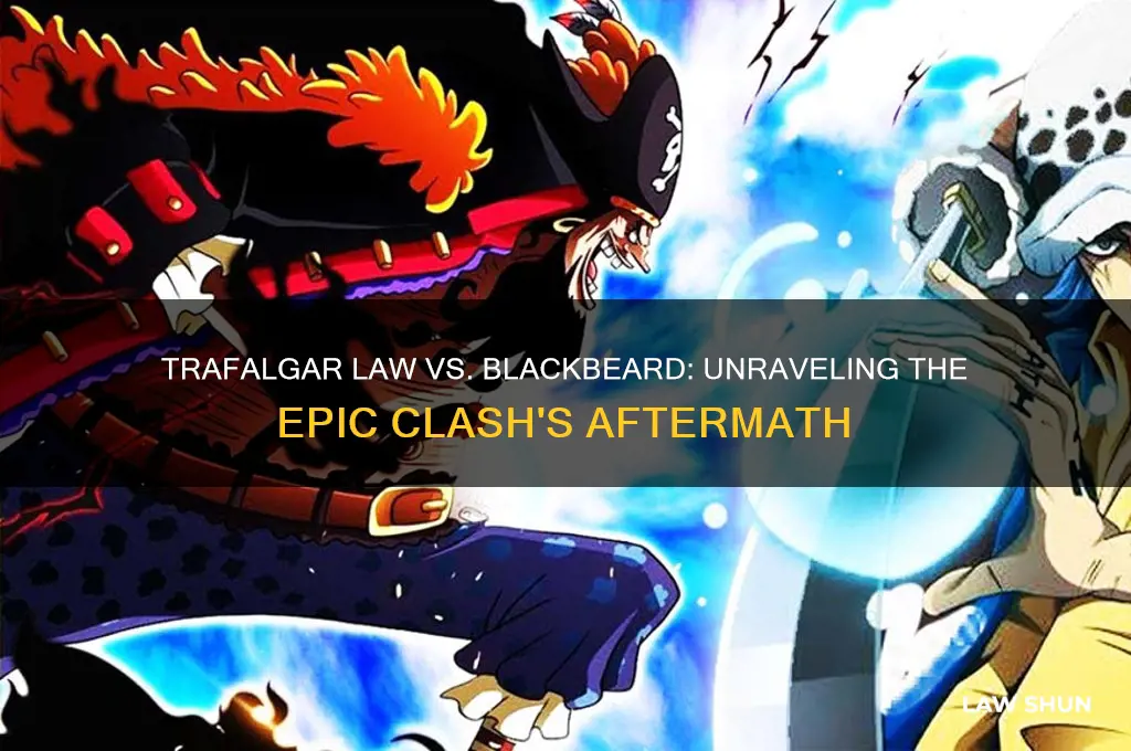 what happened to trafalgar law vs blackbeard