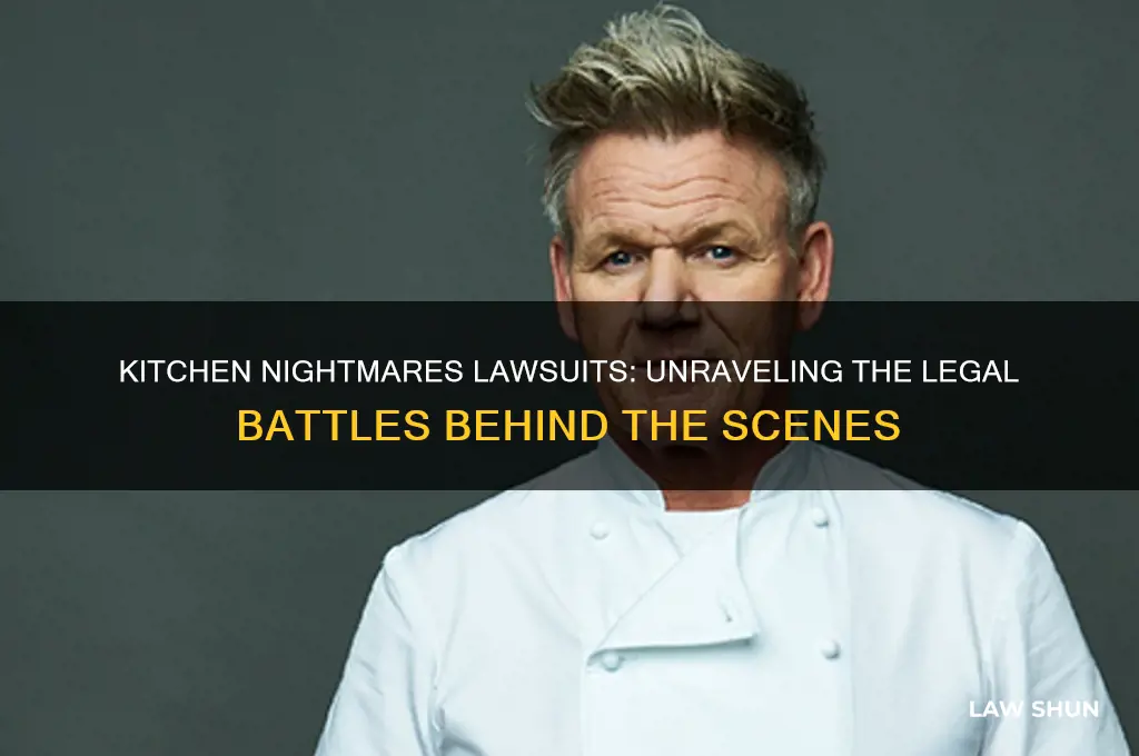 what happened with all the law suits qith kitchen nightmare