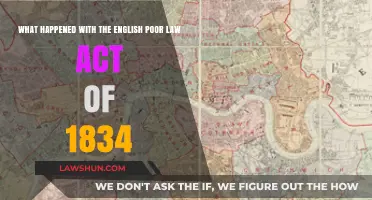 The English Poor Law Act of 1834: Reforms and Impact