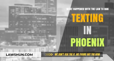 Phoenix Texting Ban Law: What Happened and Why It Failed