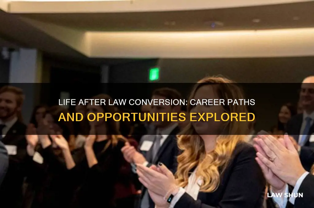 what happens after a law conversion course