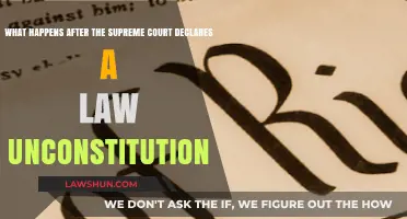 Unconstitutional Rulings: The Aftermath of Supreme Court Law Invalidations