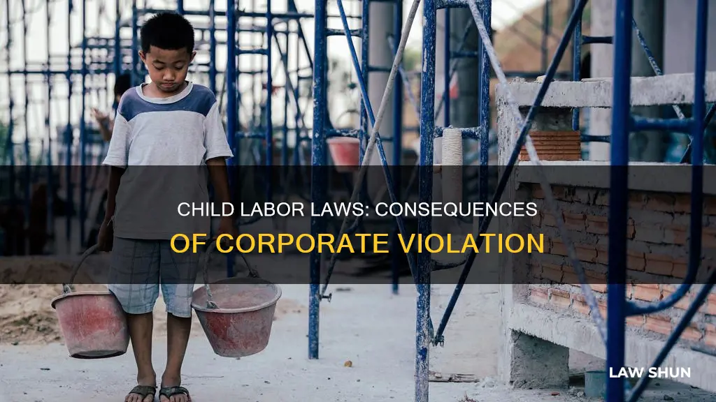 what happens if a company breaks child labor laws