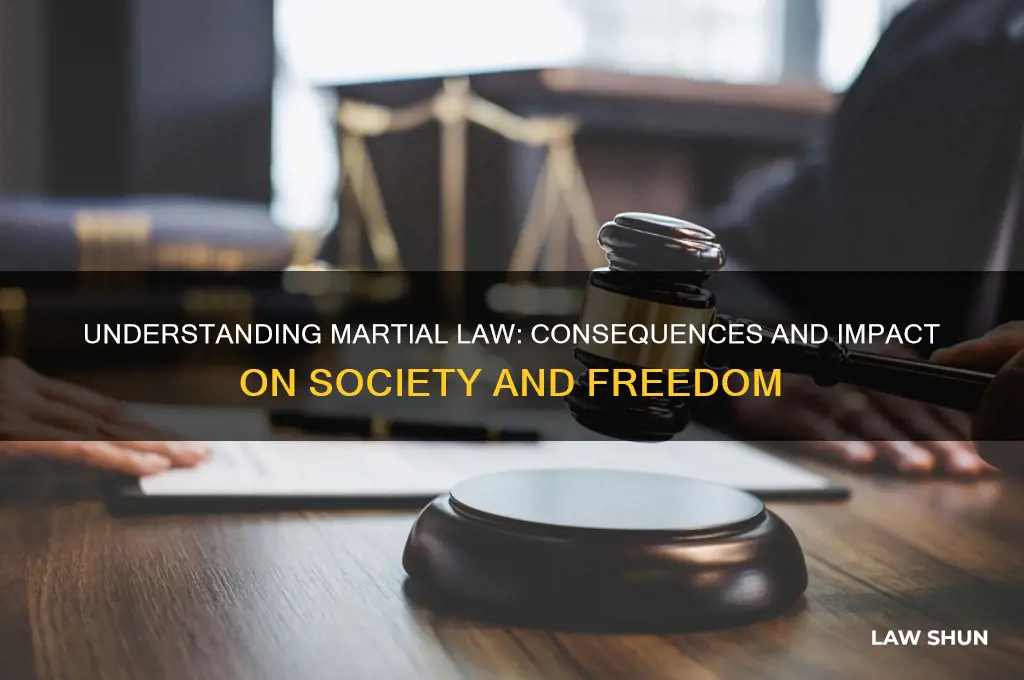 what happens if marshall law is declared