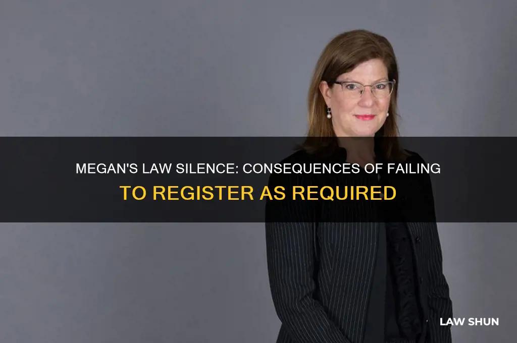 what happens if someone doesnt duvalge there on megans law