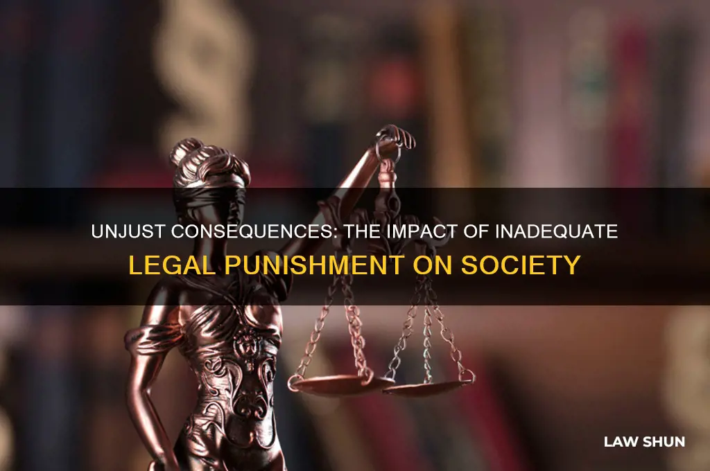 what happens if the law doenst punish people correctly