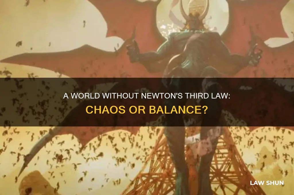 what happens if there was no third law of motion