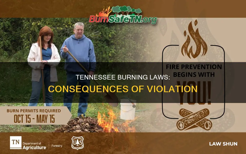 what happens if you break burning laws in tennessee