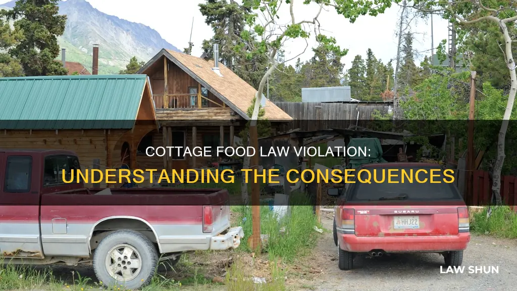 what happens if you break cottage food law