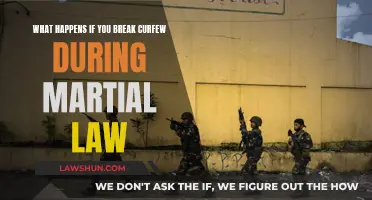 Martial Law Curfew: Breaking Rules, Facing Consequences