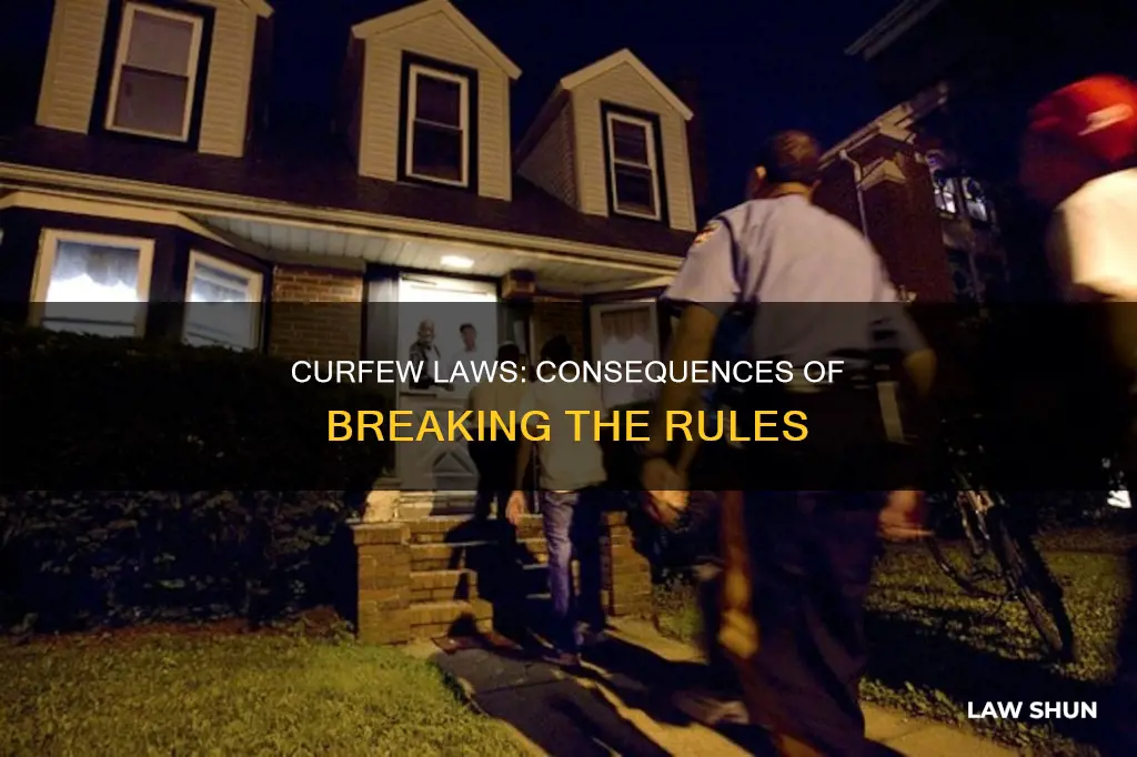 what happens if you break curfew laws