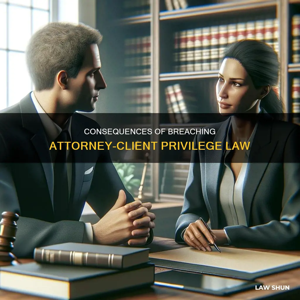 what happens if you break the attorney-client privilege law